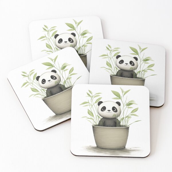 Item preview, Baby Panda in a Pot designed and sold by LittleHappies.