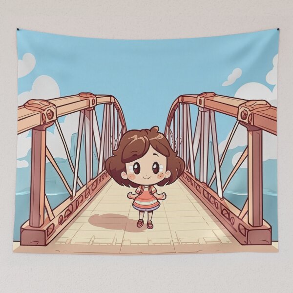 Item preview, Bridge | cute style designed and sold by ComicsFactory.