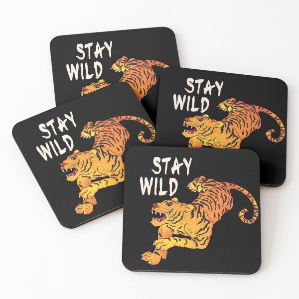 Item preview, Tiger Stay Wild Vintage Tattoo designed and sold by StudioTina.