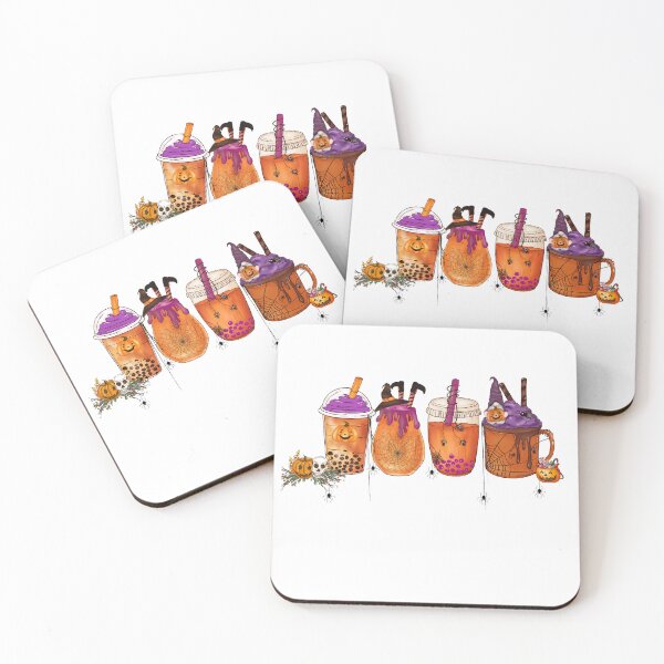 Item preview, SCARY FUNNY HALLOWEEN COFFEE LATTE, Skeleton Coffee Cups designed and sold by Ilyanaboutique.