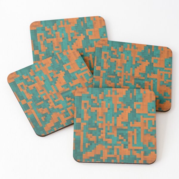 Item preview, orange and green squares designed and sold by Enga6.
