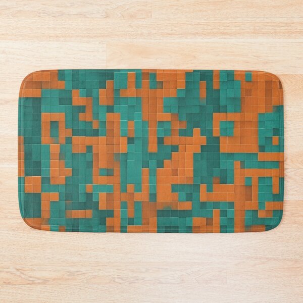 Item preview, orange and green squares designed and sold by Enga6.