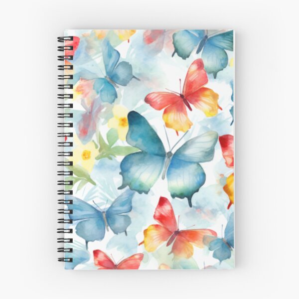 Artikelvorschau, Whimsical Watercolor: Butterflies Garden entworfen und verkauft von Geode-Designs.