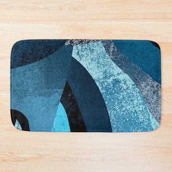 Item preview, Teal Blue, Azure And Aqua Abstract Art Designs designed and sold by DEC02.