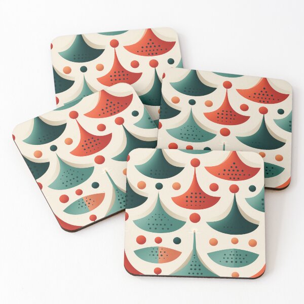 Item preview, Style pattern with minimal shapes captures the essence of Christmas designed and sold by StrawberryJolly.