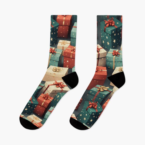Artikelvorschau, 3D-Mustergeschenke sorgen für eine dynamische Weihnachtspräsentation. entworfen und verkauft von StrawberryJolly.
