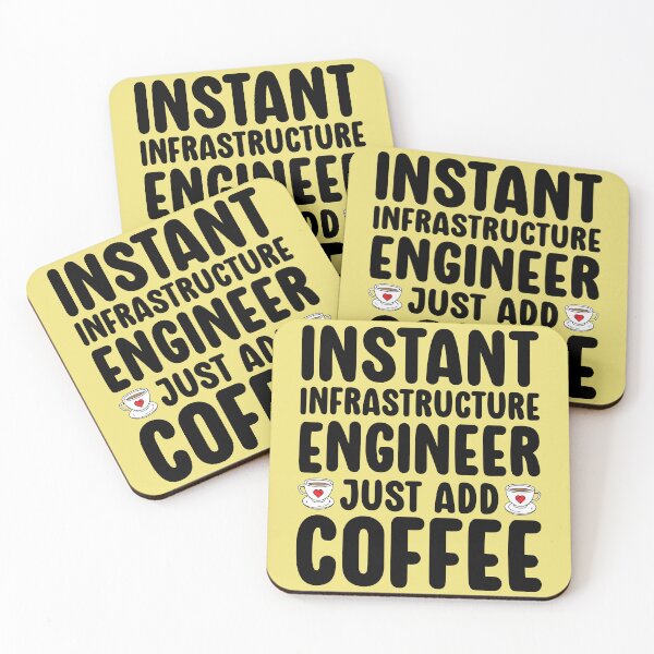 Item preview, Instant Infrastructure Engineer Just Add Coffee Funny designed and sold by kamrankhan.