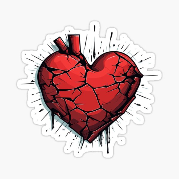 Glimmer Body Art Glitter Tattoo Stencils -Emoji Broken Hearted (5/pk) -  Facepaint.com