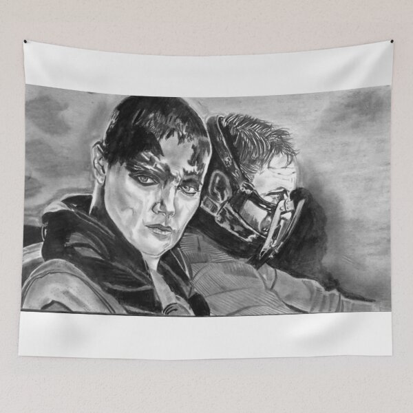 Item preview, Mad max fury road Movie Pencil drawing designed and sold by MubaraksArt.