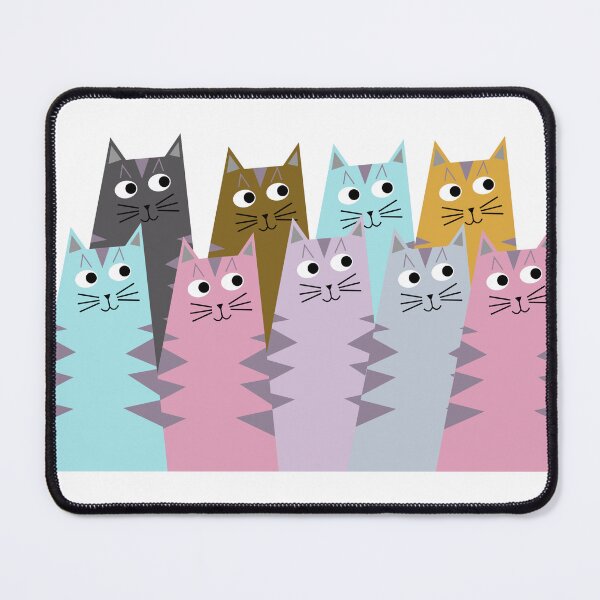 Item preview, Tabby Cats in Colors designed and sold by sassandsun.