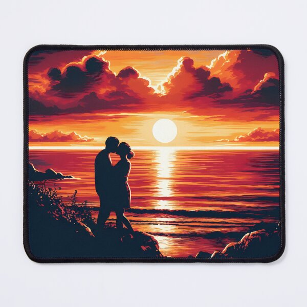Item preview, Sunset Romance Kiss by the Ocean designed and sold by ElLocoMus.
