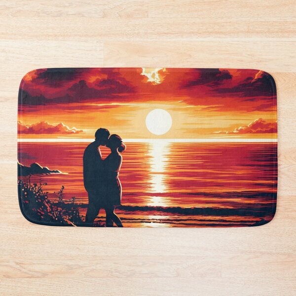 Item preview, Sunset Romance Kiss by the Ocean designed and sold by ElLocoMus.