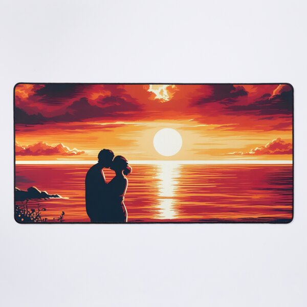Item preview, Sunset Romance Kiss by the Ocean designed and sold by ElLocoMus.