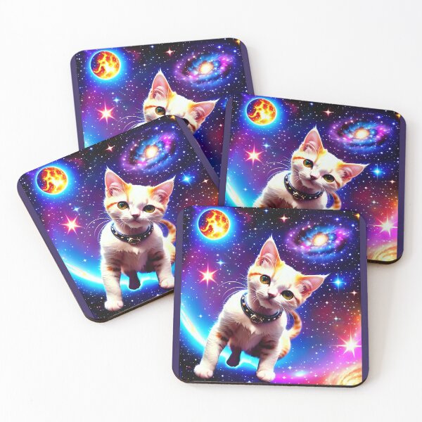 Item preview, Cute space kitty designed and sold by olsoto.