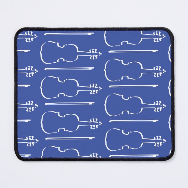 Aperçu de l'œuvre Contour de violon bleu créée et vendue par BartholGraphics.