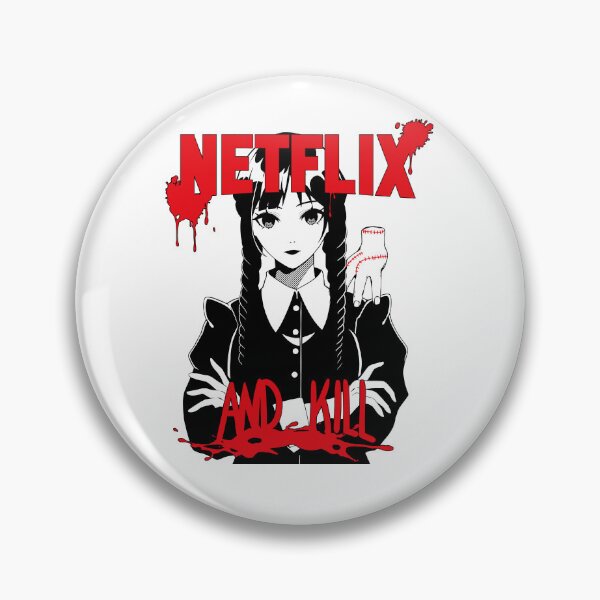Artikelvorschau, Wednesday Funny Netflix and Kill Halloween entworfen und verkauft von DavinciStore21.
