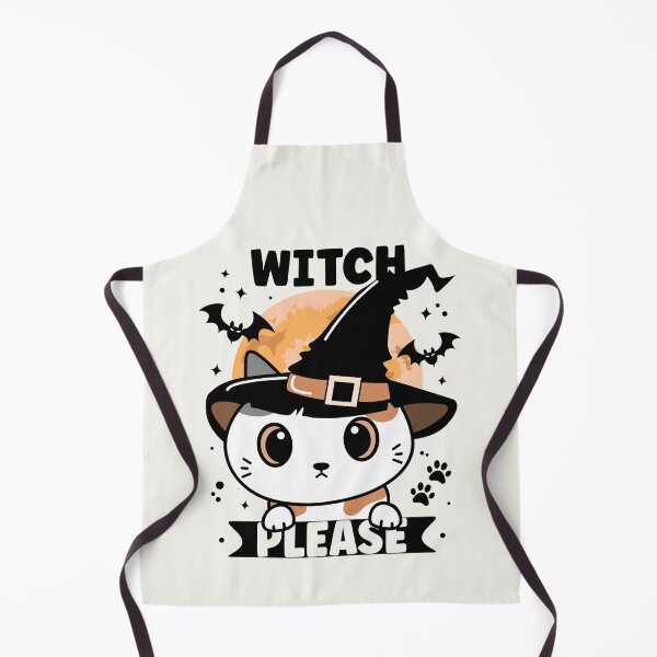 Item preview, Witch Please | Cute and Funny Witch Cat on A Spooky Night designed and sold by PearlMoonGrapes.