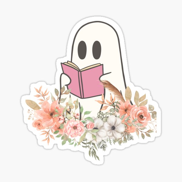 Item preview, Whimsical Ghost Reading designed and sold by ornitorinco86.
