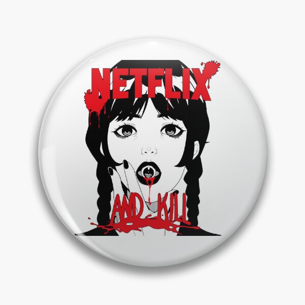 Artikelvorschau, Wednesday Funny Netflix and Kill Halloween entworfen und verkauft von DavinciStore21.