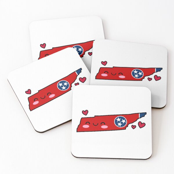 Item preview, Tennessee State Flag Map Smile with Love designed and sold by pixelsparkzone.
