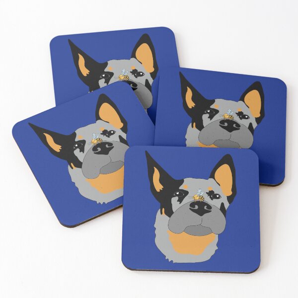 Artikelvorschau, Von einer Biene gestochen (blau) entworfen und verkauft von BuckWildDesigns.