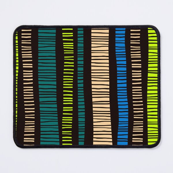 Item preview, Mid-Century Modern Abstract Tropical Striped Pattern designed and sold by DEC02.