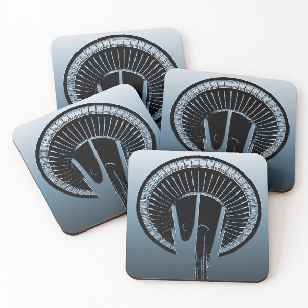 Item preview, Space Needle In Blue designed and sold by KirtTisdale.