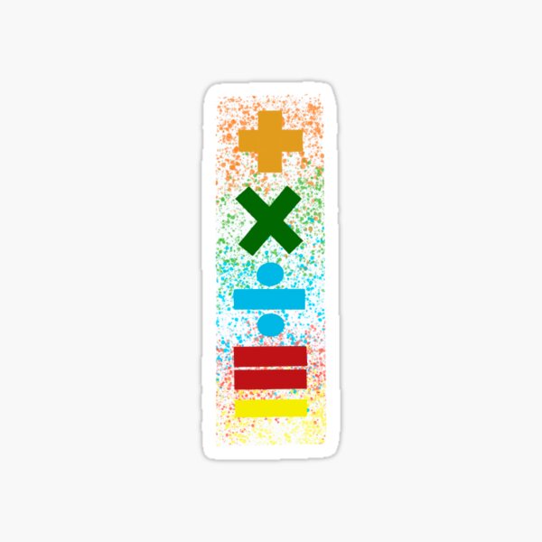 Item preview, Ed Sheeran Mathematics Symbols designed and sold by multiverseoftay.