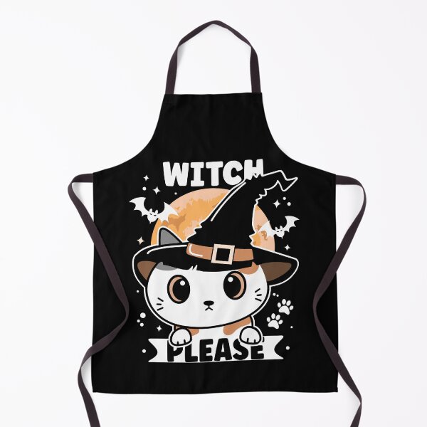Item preview, Witch Please | Cute and Funny Witch Cat on A Spooky Night - Black designed and sold by PearlMoonGrapes.