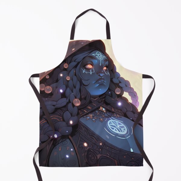 Item preview, Beautiful Chubby Blue Orc Anime Girl designed and sold by bubblegoth.
