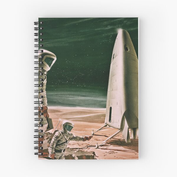 Item preview, Mars Excursion Module MEM 1964 Vintage Future Space Travel Conceptual Art designed and sold by Maljonic.