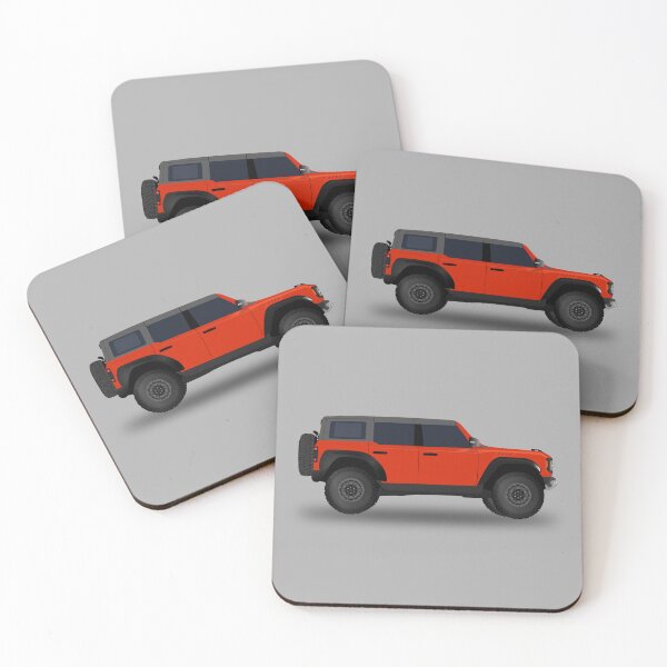 Item preview, Orange Ford Bronco Sticker designed and sold by Zdhaem.