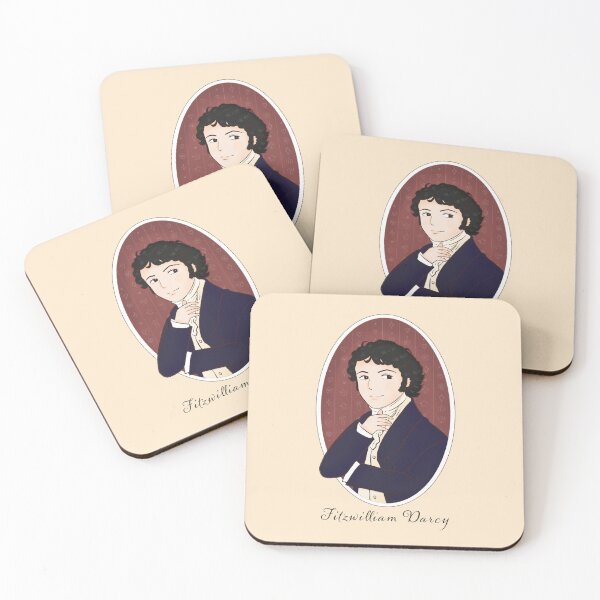 Item preview, Cute Mr. Darcy Jane Austen Illustration designed and sold by MariOyama.