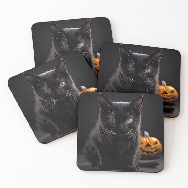 Item preview, Realistic Looking Halloween Cat designed and sold by KoliBabb.