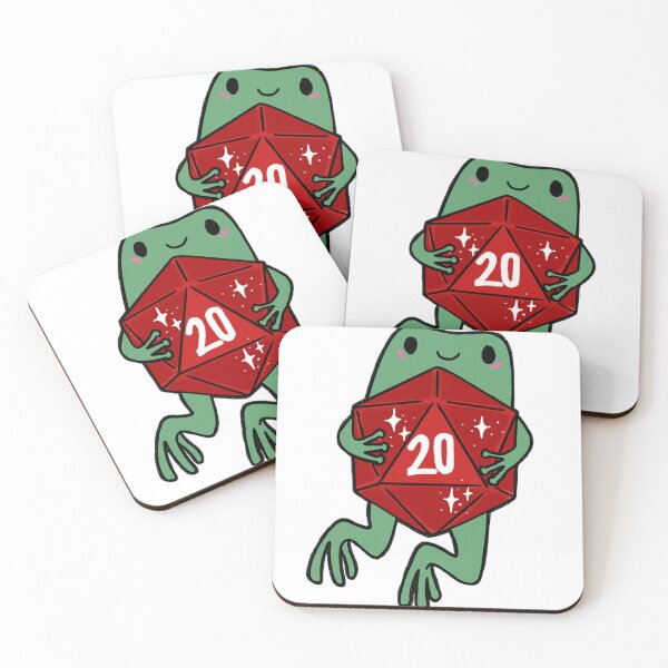 Item preview, Red D20 frog designed and sold by Moonmothman11.