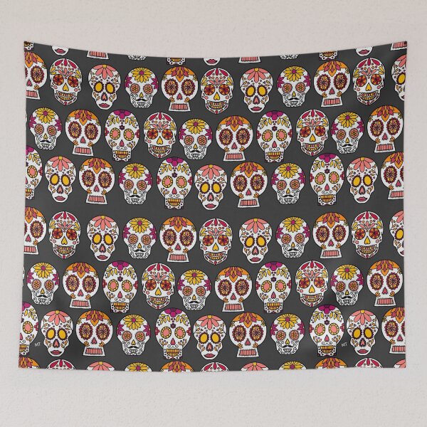 Item preview, Sugar Skulls - Gray designed and sold by monitdesign.
