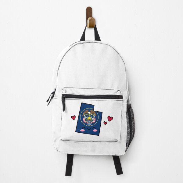 Item preview, Utah State Flag Map Smile with Love designed and sold by pixelsparkzone.