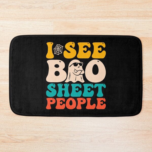 Item preview, I See Boo Sheet People Ghost Retro Halloween Costume designed and sold by CheninaStore.