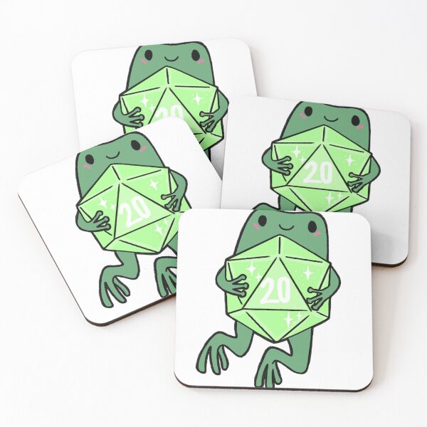 Item preview, Green D20 frog designed and sold by Moonmothman11.