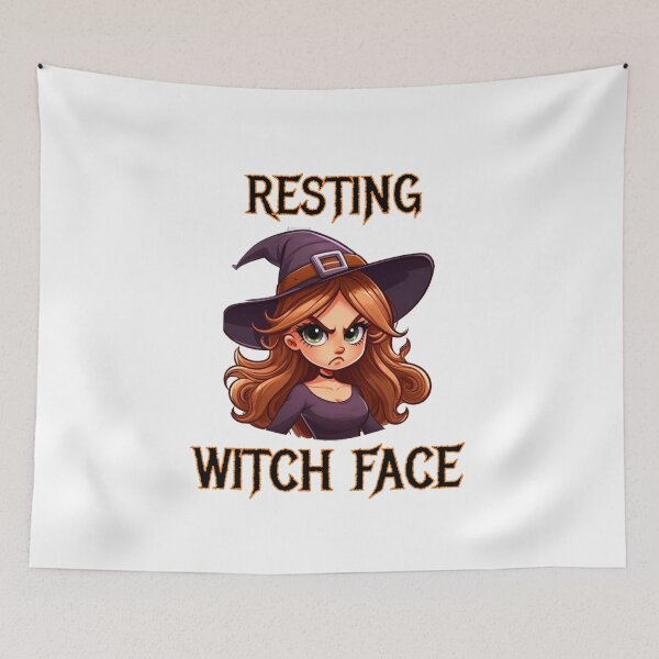 Item preview, Resting Witch Face designed and sold by HiddenGemSupply.