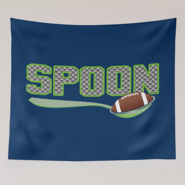 Item preview, Seattle Seahawks Spoon Sticker by CH3Media designed and sold by CH3Media.