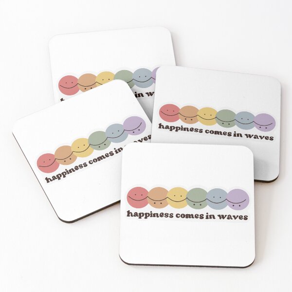 Item preview, Happiness Comes in Waves designed and sold by sophiamaydesign.