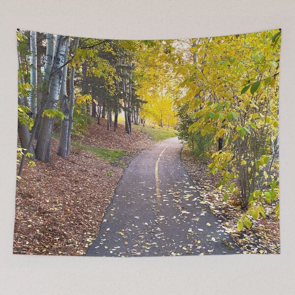 Item preview, Bike Path in Autumn designed and sold by Image-Prints.