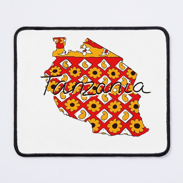 Item preview, Tanzania Kanga Map designed and sold by ZDAArt.