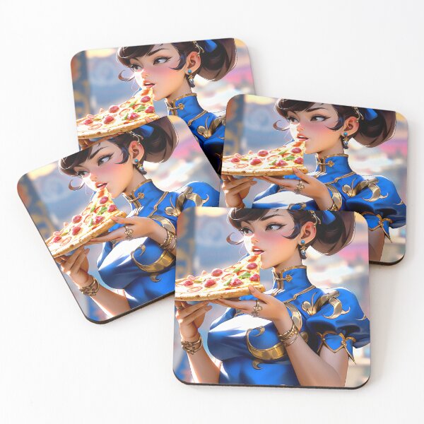 Item preview, Pizza Chun-Li designed and sold by Altdims.