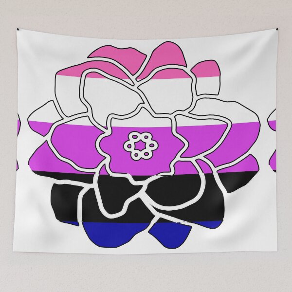 Item preview, Genderfluid Flag Flower designed and sold by Ryzan35.