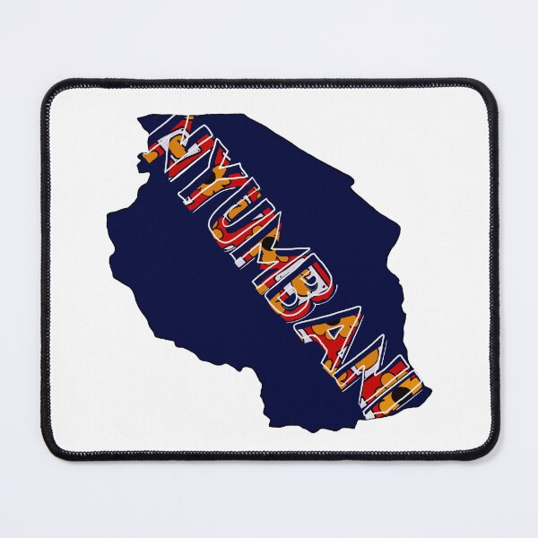 Item preview, Tanzania Map Nyumbani designed and sold by ZDAArt.