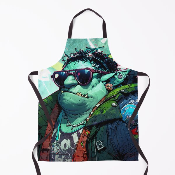 Item preview, Cool Blue Anime Orc designed and sold by bubblegoth.