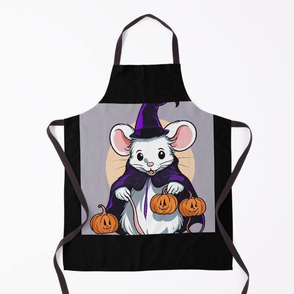 Item preview, Ratón mago blanco de Halloween designed and sold by KoliBabb.
