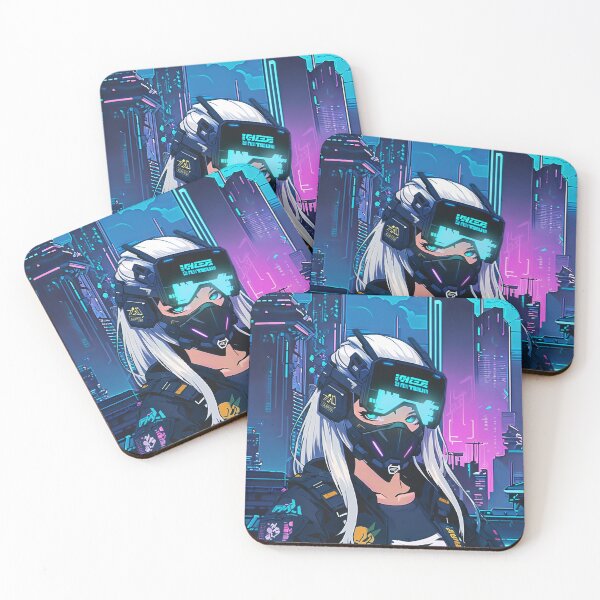 Item preview, cool hacker girl designed and sold by LinLinstudio.